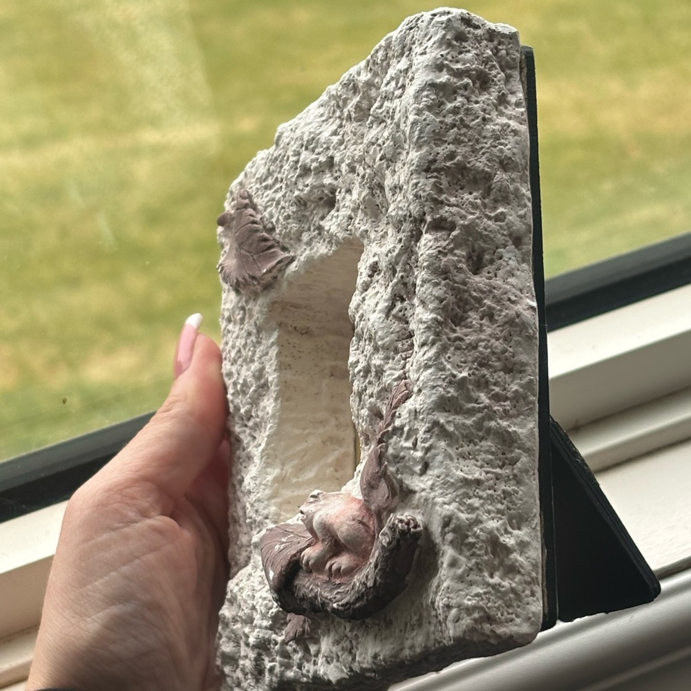 Russ Berrie's Free Standing Granite Gallery Photo Frame Made In Philippines - Picture 9 of 12
